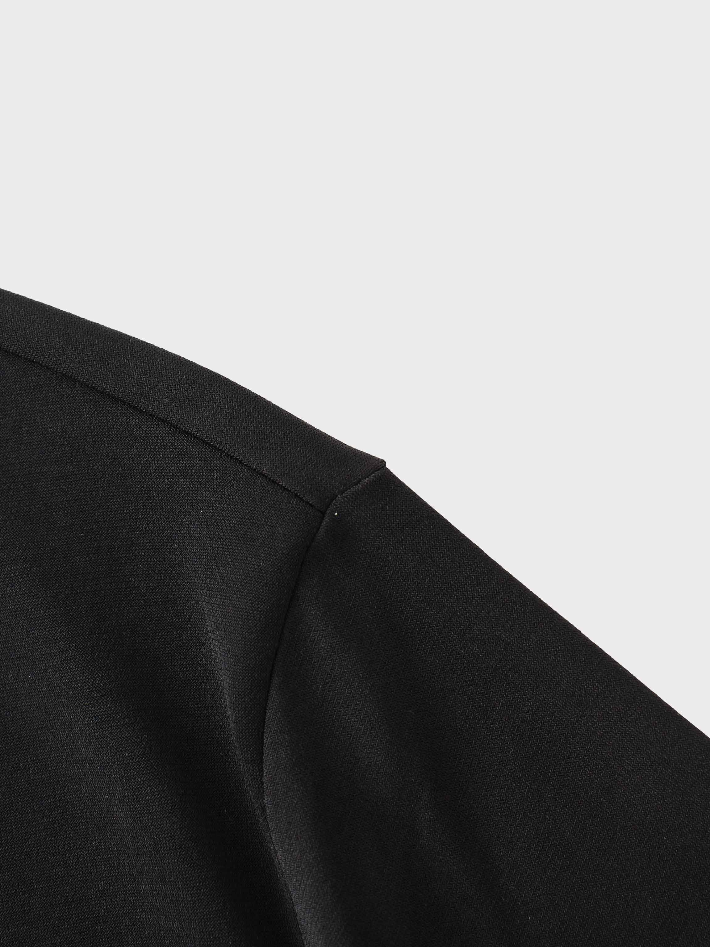 Mesh Ruffle Maxi Dress-Black